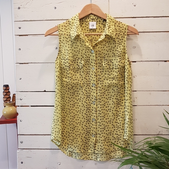 Cabi sleeveless blouse XS